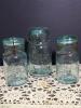 Trio of Atlas E-Z Seal and Lightning Glass Canning Jars