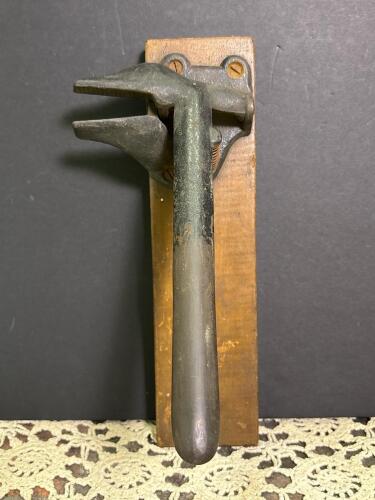 Vintage Cast Iron Mounted Nut Cracker