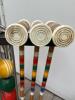 Forster Croquet Set with Wooden Mallets and Balls - 4