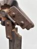 Antique Eureka Cast Iron Cobbler's Shoe Last and Stand - 8