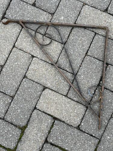 Wrought Iron Decorative Sign Bracket