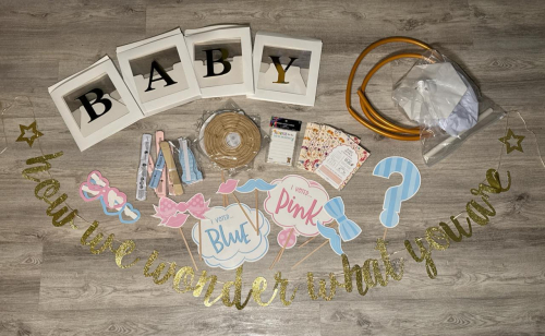 Baby Shower Gender Reveal Party Decorations Kit