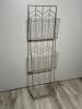 Three-Tier Metal Wall Organizer Basket Rack