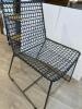 Metal Wire Side Chair in Industrial Style