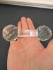 Faceted Glass Knife Rest - 2