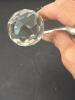 Faceted Glass Knife Rest - 3