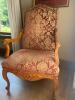 Pair of Upholstered Armchair in Louis XV-style Carved Wood Frame - 12