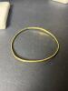 14K Yellow Gold Bangle with Gold Earrings with Engraved Motif - 6
