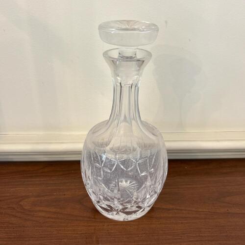 Atlantis Crystal Cut Glass Decanter with Stopper