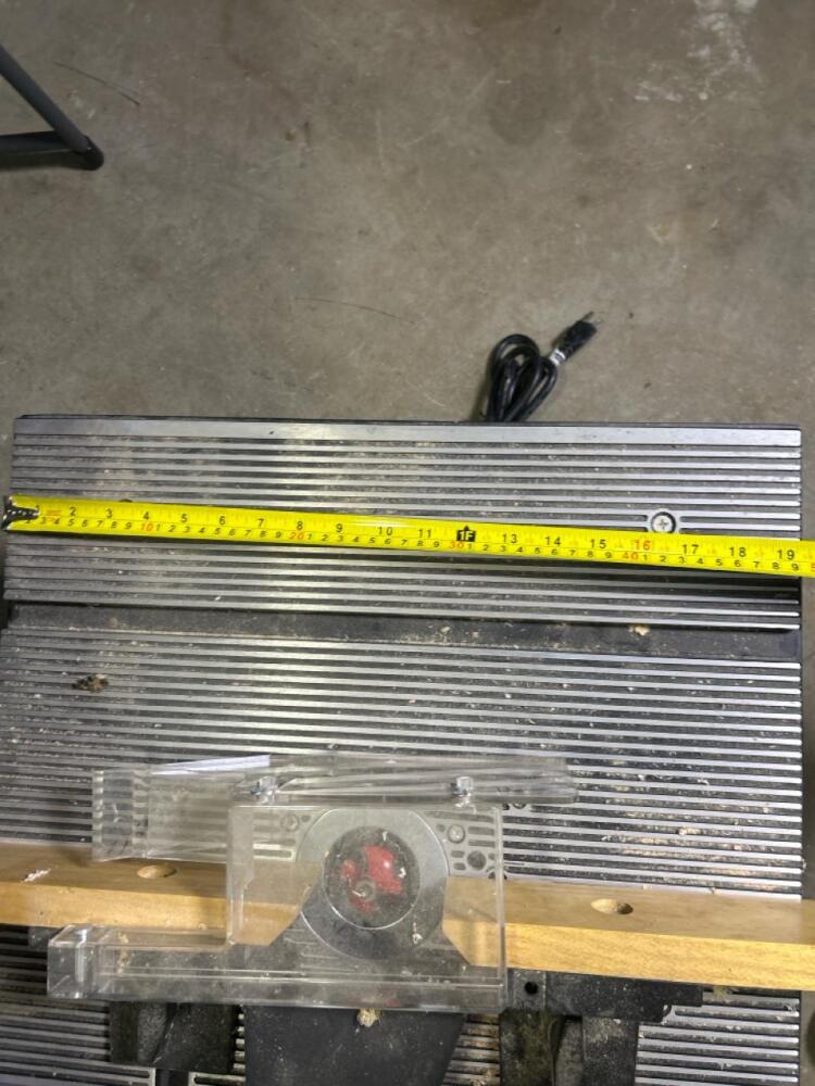 Porter Cable Bench Top Router Table , Dust Port and Fence | FULL HOUSE ...