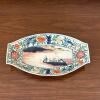 Porcelain Dish in Imari-Style Decoration