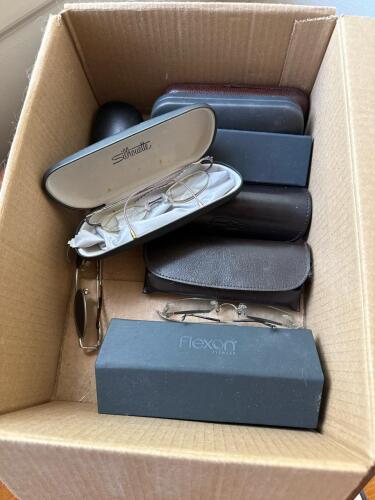Assorted Eyeglasses with Cases
