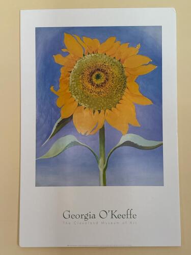 24"x26"Georgia O'Keeffe Sunflower Poster