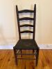 Ladder Back Chair With Woven Rush Seat - 2