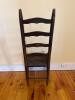 Ladder Back Chair With Woven Rush Seat - 4