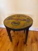 Industrial Reclaimed Wood Table With Painted Spool Top