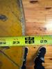 Industrial Reclaimed Wood Table With Painted Spool Top - 8