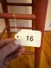 Wooden Stool With Red Painted Legs - 8