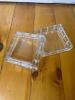 Pair of NPACE 25th Anniversary Square Glass Dishes