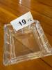 Pair of NPACE 25th Anniversary Square Glass Dishes - 4