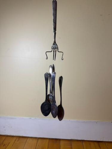 Upcycled Flatware Wind Chime with Spoons and Fork