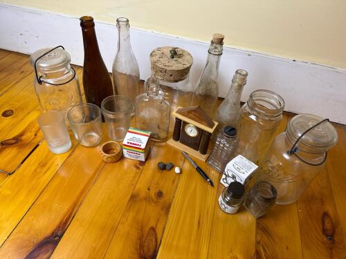 Assorted Glass and Trinket Collection
