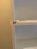 White Painted Bookshelf with Six Shelves - 8