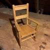 Dolphin Teakwood Child's Rocking Chair