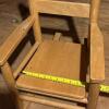 Dolphin Teakwood Child's Rocking Chair - 8