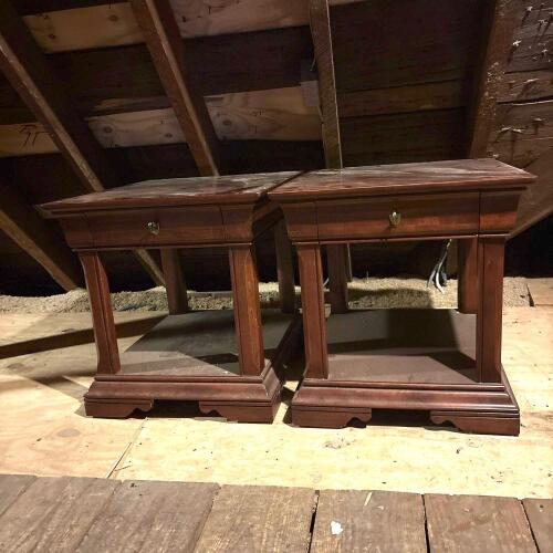 Pair of Thomasville Impressions Wood End Tables
