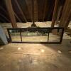 Rectangular Mirror with Ornate Crest and Divided Panels - 2