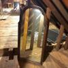 Arched Wall Mirror With Wood Frame