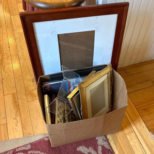 Assorted Picture Frames and Photo Album