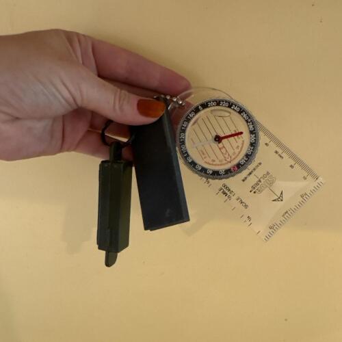 Silva Polaris Baseplate Compass with Coghlan's Magnesium Fire Starter
