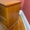 Wooden Two-Drawer File Cabinet - 5