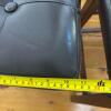Four Backless Brown Faux Leather Counter Stools - 19
