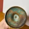 Pair of Brass Toned Round Candlesticks - 2