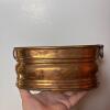 Copper Toned Planter and Small Bucket - 4