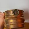 Copper Toned Planter and Small Bucket - 5