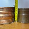 Copper Toned Planter and Small Bucket - 7