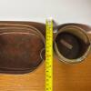 Copper Toned Planter and Small Bucket - 8