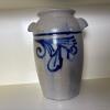 Salt-Glazed Stoneware Jar with Cobalt Blue Decoration - 4