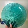 Art Glass Suncatchers, Plate, & Blue Glass - 4