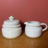 Arabia Finland Ceramic Creamer and Sugar Bowl & Norwood Stoneware Bowl - 4