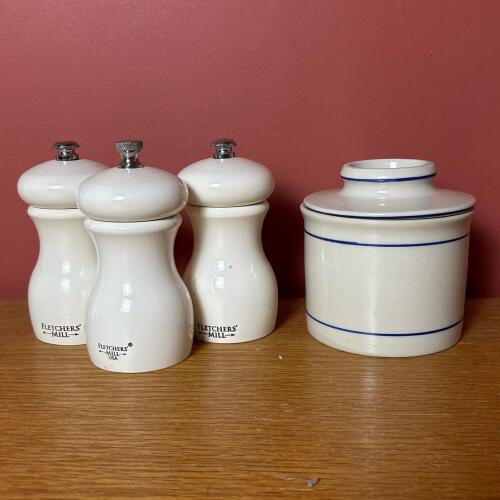 Norpro Butter Keeper and Fletcher's Mill Grinders