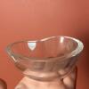 Orrefors Sweden Heart-Shaped Glass Dish - 2