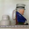 Ceramic Character Jug With White Ceramic Jar - 6
