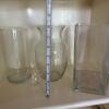 Assorted Clear Glass Vases - 3