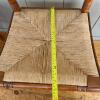 Set Of Four Country-Style Rush Seat Chairs With Turned Wood Frames - 4