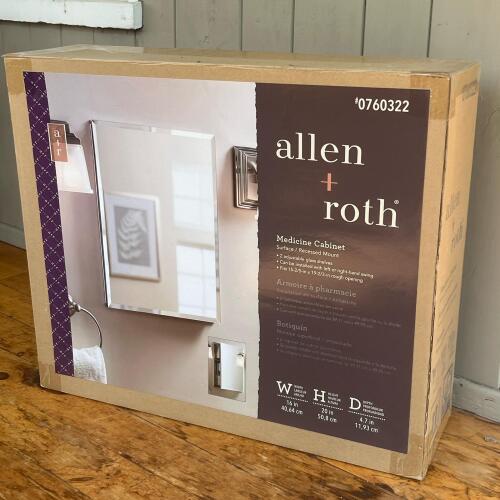 Allen + Roth Medicine Recessed Mount Cabinet